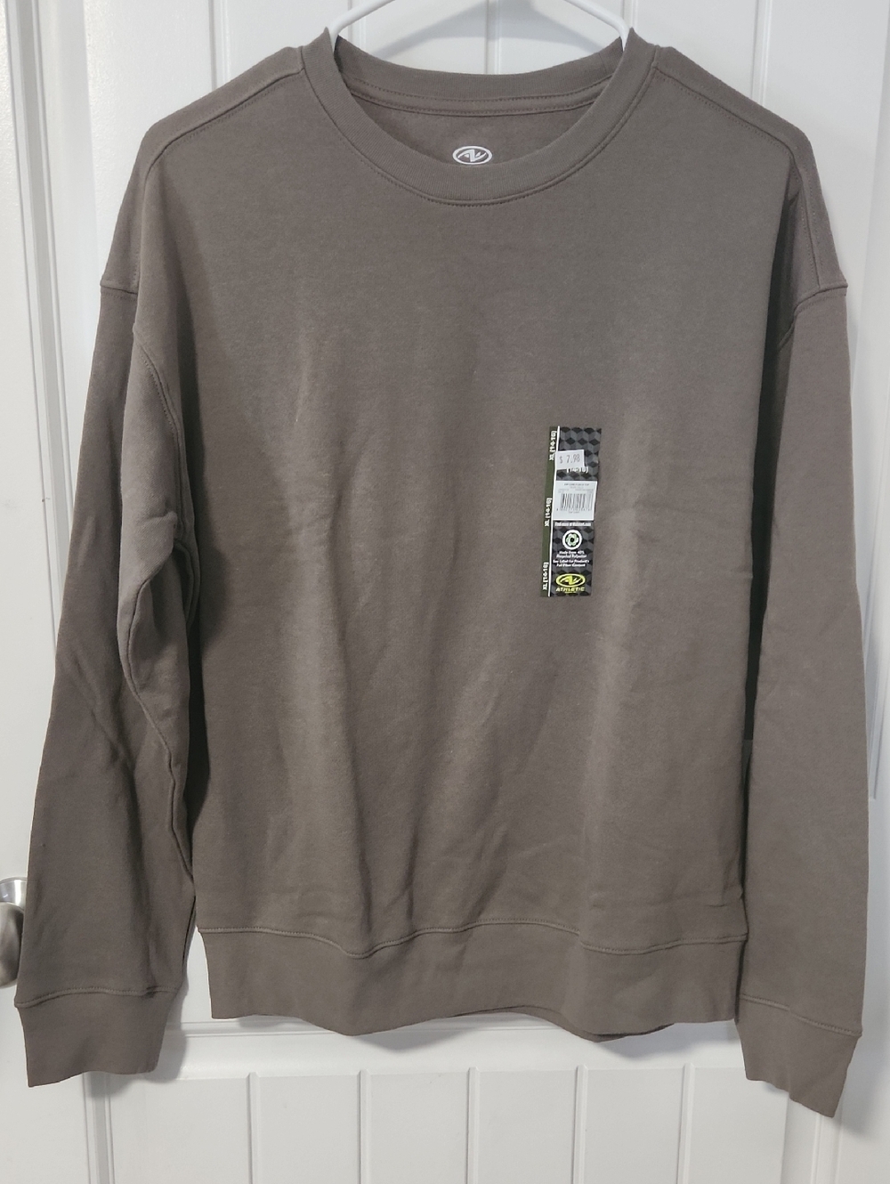 Kids Athletic Works Taupe Crewneck Sweatshirt XL  NWT